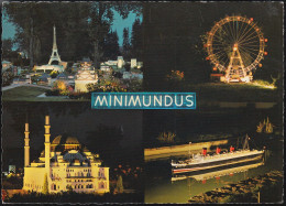 Austria - 9020 Klagenfurt Am Wörthersee - Minimundus - Dampfer Queen Mary (Modell) - Paris - Eifelturm - Istanbul - Klagenfurt