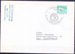 Germany 1984 Used Cover Pictorial Cancellation Numismatics - Study Of Currency Coins - Monnaies