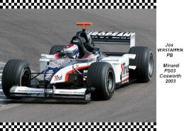 Jos Verstappen  -  Minardi  PS03  2003 - Grand Prix / F1