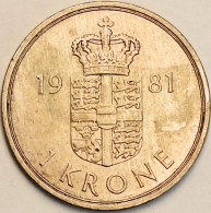 Denmark - Krone 1981, KM# 862.2 (#3788) - Denemarken