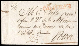 BOLIVIA. C. 1800. Colonial Front To Potosi. Charged 2 1/2rs Manuscript With "CHUQUISACA" (xxx). Excellent Condition Stri - Bolivie