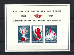 België N°LX44 Bestuur Der Posterijen 1964 MNH ** POSTFRIS ZONDER SCHARNIER COB € 22,50 SUPERBE - Feuillets De Luxe [LX]