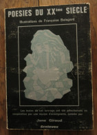 Poésies Du XXe Siècle De Jane Giraud, Illustrations De Françoise Boisgard. Scolavox. 1977 - Autres & Non Classés