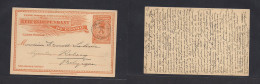 BELGIAN CONGO. 1904 (27 Nov) Stanleyville - Belgium. 15c Orange Stat Card. Fine Used. - Sonstige & Ohne Zuordnung