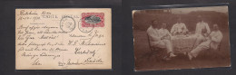 BELGIAN CONGO. 1912 (18 Dec) Rutsharu Kisen, Kasandi, Sweden, Karlstad Via Boga. Fkd Ppc Rarity Transit + Destination. V - Sonstige & Ohne Zuordnung