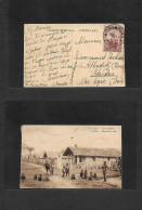BELGIAN CONGO. 1940 (6 April) Usumbura - Rhodes, Egeo Sea. Italy Greek Postal Admin. Fkd Ppc. Very Rare Dest Area. - Other & Unclassified