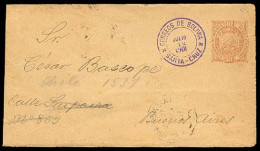 BOLIVIA. 1901. Sta. Cruz/Bs.As. Stationery. XF. - Bolivie