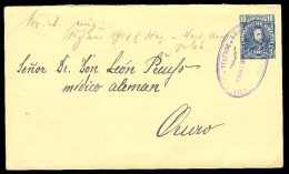 BOLIVIA. 1904. Diff.cancel. Cochabamba. 10c.stationery. XF. - Bolivie