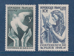 France - YT Nº 761 Et 762 ** - Neuf Sans Charnière - 1946 - Unused Stamps