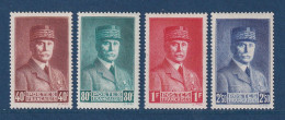 France - YT N° 470 à 473 ** - Neuf Sans Charnière - 1940 à 1941 - Unused Stamps