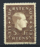 Liechtenstein N°158 Obl (FU) 1939 - Prince François-Joseph II - Gebraucht