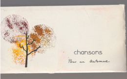 Livre - Chansons Pour Un Automne : Pochette Contenant 15 Textes De Chanson De J M Koltès - Illustration Au Pochoir - Música