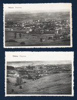 Halanzy (Aubange). Panorama Avec L'église Saint-Rémy Et Les Hauts Fourneaux. Lot De 2 Cartes - Aubange