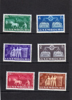 Luxembourg ,année 1951 (En Faveur De L'Europe Unie) Lot De 6 Valeurs N° 443* à 448* - Ungebraucht