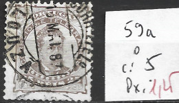 PORTUGAL 59a Oblitéré Côte 5 € - Used Stamps