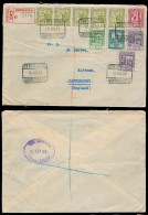 ANDORRA. 1932 (16 Julio). Correo Español. A La Vieja - Inglaterra / Canterbury (20 Julio). Sobre Certificado Franqueo Mu - Sonstige & Ohne Zuordnung