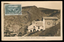 ANDORRA. 1933. Of Francesa. TP Mmaximun Card. Franqueo 1c Sin Circular. - Otros & Sin Clasificación