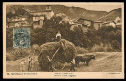 ANDORRA. 1931 (17 Oct). Of Francesa. TP Sin Circular Con Sello 1a Emision Sobre. MB. - Sonstige & Ohne Zuordnung