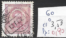 PORTUGAL 60 Oblitéré Côte 3.50 € - Used Stamps