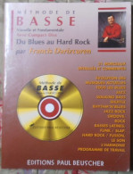 METHODE GUITARE BASSE DU BLUES AU HARD ROCK  EDITIONS PAUL BEUSCHER LIVRE + CD + CAHIER DE MUSIQUE (PARTITIONS) - Musique