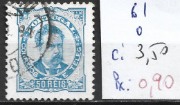 PORTUGAL 61 Oblitéré Côte 3.50 € - Oblitérés