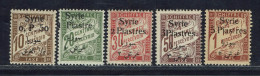 Syrie. 1924. T. Taxe N° 27/31* TB. - Strafport