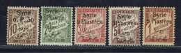 Syrie. 1924. T. Taxe N° 27/31* TB. - Portomarken