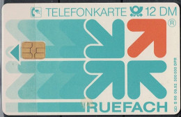 BRD FGR PFA -  S-SERIES : S66 S66 09.92 Ruefach USED -  1992 - S-Reeksen : Loketten Met Reclame Van Derden