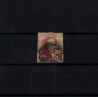 België N°8A GESTEMPELD P24 Bruxelles COB € 120,00 SUPERBE - 1851-1857 Medallones (6/8)