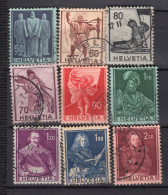 T1926 - SUISSE SWITZERLAND Yv N°358/66 - Oblitérés