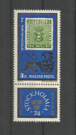 Hungary 1974 Stockholmia  Y.T. 2391 ** - Ungebraucht