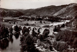 RETOURNAC  ( HAUTE LOIRE )    LE PONT DE CHANGUES ET LE VILLAGE DE COTTIER ET DE VOUSSE ( PETIT PLI EN HAUT , A DROITE ) - Retournac