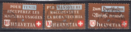 T1940 - SUISSE SWITZERLAND Yv N°375/77 - Gebraucht