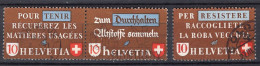 T1941 - SUISSE SWITZERLAND Yv N°375/77 - Oblitérés