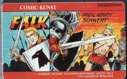 Deutschland -  S-SERIES : Comic-Kunst Falk  ( Nr.9) USED -  1993 - S-Series : Sportelli Con Pubblicità Di Terzi