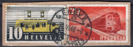 T1958 - SUISSE SWITZERLAND Yv N°432 + 443 - Oblitérés