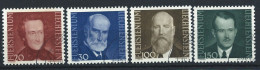 Liechtenstein N°189/92 Obl (FU) 1943 - Portraits De Prince - Gebraucht