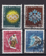 T1966 - SUISSE SWITZERLAND Yv N°449/52 - Oblitérés