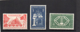 Luxembourg ,année 1956 (Communauté Européenne Charbon Et Acier)lot De 3 Valeurs N°511* à 513* - Ungebraucht