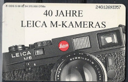 Deutschland -  S-SERIES : 40 Jahre Leica M-Kameras   USED -  1994 - S-Series : Sportelli Con Pubblicità Di Terzi