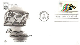 USA ETATS UNIS FDC 1972 J O D'ETE - 1971-1980