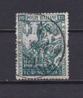 ITALIE 1928 TIMBRE N°220 OBLITERE EMMANUEL-PHILIBERT DE SAVOIE - Used