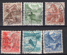 T1974 - SUISSE SWITZERLAND Yv N°461/66 - Oblitérés