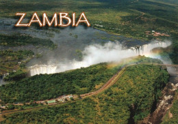 1 AK Zambia / Sambia * Aerial View Of Victoria Falls - Seit 1989 Weltnaturerbe Der UNESCO * - Zambia