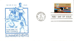 USA ETATS UNIS FDC 1979 JEUX OLYMPIQUES D'ETE - 1971-1980