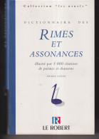 Dictionnaire Des Rimes Et Assonances - Dictionnaires