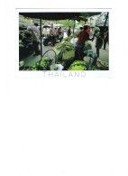 Grande Cpm - Thaïlande - Marché Vendeurs - Taxi Vespa Fruits Animation - Tailandia