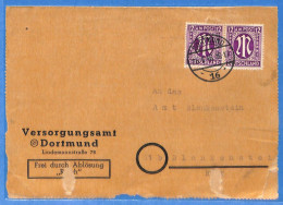 Allemagne Bizone - 1946 - Lettre De Dortmund - G30744 - Sonstige & Ohne Zuordnung
