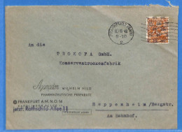 Allemagne Bizone - 1948 - Lettre De Frankfurt - G30755 - Altri & Non Classificati