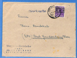 Allemagne Bizone - 1948 - Lettre De Helmstedt - G30752 - Otros & Sin Clasificación